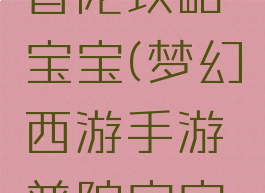 梦幻手游普陀攻略宝宝(梦幻西游手游普陀宝宝攻略)