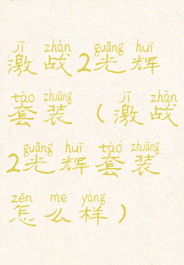 激战2光辉套装(激战2光辉套装怎么样)