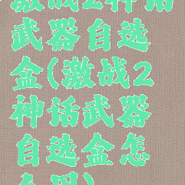 激战2神话武器自选盒(激战2神话武器自选盒怎么用)