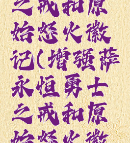 永恒勇士之戒和原始怒火徽记(增强萨永恒勇士之戒和原始怒火徽记)