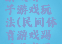 民间体育游戏踢毽子游戏玩法(民间体育游戏踢毽子游戏玩法介绍)