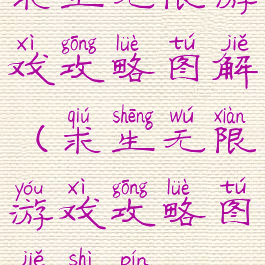 求生无限游戏攻略图解(求生无限游戏攻略图解视频)