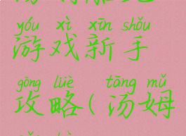 汤姆酷跑游戏新手攻略(汤姆跑酷!)