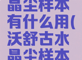 沃舒古水晶尘样本有什么用(沃舒古水晶尘样本掉率)