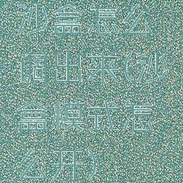 沙盒怎么调出来(沙盒模式怎么开)