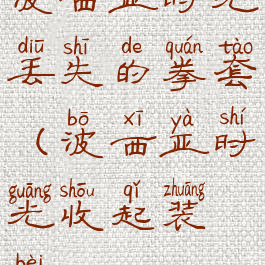 波西亚时光丢失的拳套(波西亚时光收起装备)