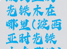 波西亚时光铁木在哪里(波西亚时光铁木在哪里)