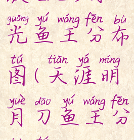 波西亚时光鱼王分布图(天涯明月刀鱼王分布图)