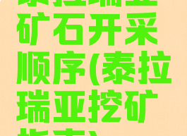 泰拉瑞亚矿石开采顺序(泰拉瑞亚挖矿指南)