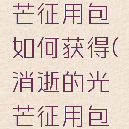 消逝的光芒征用包如何获得(消逝的光芒征用包获取)