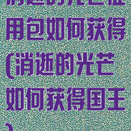 消逝的光芒征用包如何获得(消逝的光芒如何获得国王)