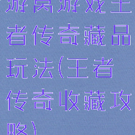 游窝游戏王者传奇藏品玩法(王者传奇收藏攻略)