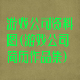 游戏公司资料图(游戏公司简历作品集)