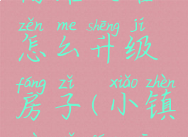 游戏开发物语攻略怎么升级房子(小镇物语房屋升级)