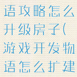 游戏开发物语攻略怎么升级房子(游戏开发物语怎么扩建)