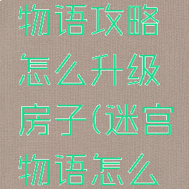 游戏开发物语攻略怎么升级房子(迷宫物语怎么建房子)
