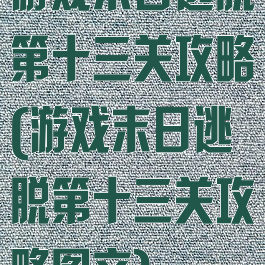 游戏末日逃脱第十三关攻略(游戏末日逃脱第十三关攻略图文)