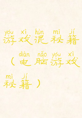 游戏混秘籍(电脑游戏秘籍)