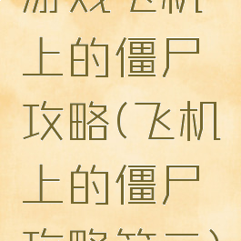 游戏飞机上的僵尸攻略(飞机上的僵尸攻略第二)