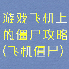 游戏飞机上的僵尸攻略(飞机僵尸)