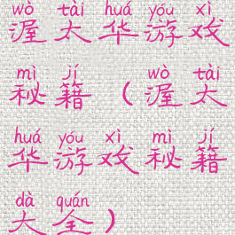 渥太华游戏秘籍(渥太华游戏秘籍大全)