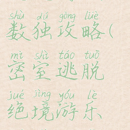 温泉度假逃脱游戏数独攻略(密室逃脱绝境游乐园数独怎么解)