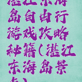 湛江东海岛自由行游戏攻略秘籍(湛江东海岛景点)