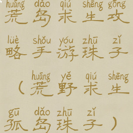 荒岛求生攻略手游珠子(荒野求生孤岛珠子)