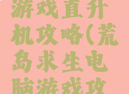 荒岛求生游戏直升机攻略(荒岛求生电脑游戏攻略)