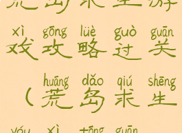 荒岛求生游戏攻略过关(荒岛求生游戏通关)