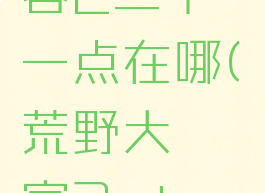 荒野大镖客2二十一点在哪(荒野大镖客2steam叫什么)