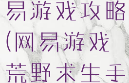 荒野求生网易游戏攻略(网易游戏荒野求生手游)