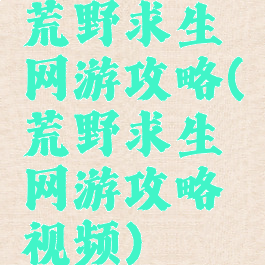 荒野求生网游攻略(荒野求生网游攻略视频)