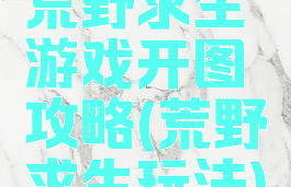荒野求生游戏开图攻略(荒野求生玩法)