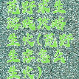 荒野求生游戏攻略生火(荒野生存怎么生火)