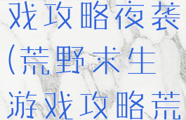 荒野求生游戏攻略夜袭(荒野求生游戏攻略荒野问答)