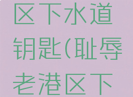 耻辱水淹区下水道钥匙(耻辱老港区下水道钥匙)