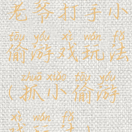 老爷打手小偷游戏玩法(抓小偷游戏玩法)