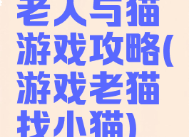 老人与猫游戏攻略(游戏老猫找小猫)
