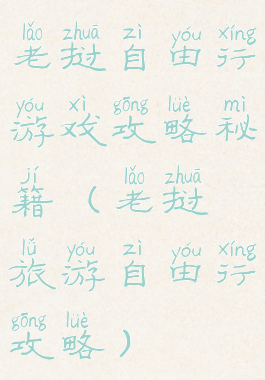 老挝自由行游戏攻略秘籍(老挝旅游自由行攻略)