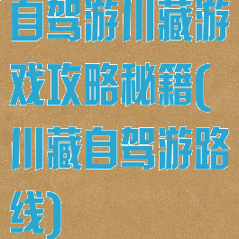 自驾游川藏游戏攻略秘籍(川藏自驾游路线)