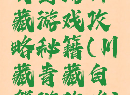 自驾游川藏游戏攻略秘籍(川藏青藏自驾游攻略)