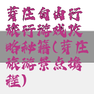 芽庄自由行旅行游戏攻略秘籍(芽庄旅游景点携程)