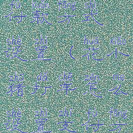 花小猪打车付款方式设置(花小猪打车怎么设置支付方式)