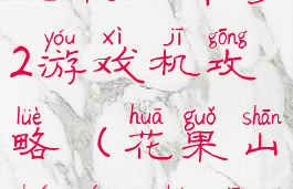 花果山传奇2游戏机攻略(花果山传奇2手机)