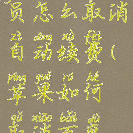 苹果手机百度网盘会员怎么取消自动续费(苹果如何取消百度网盘自动续费?)