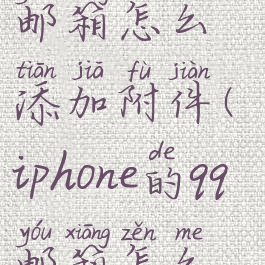 苹果手机qq邮箱怎么添加附件(iphone的qq邮箱怎么添加附件)