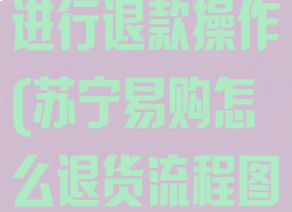 苏宁易购怎么进行退款操作(苏宁易购怎么退货流程图解)
