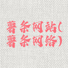 薯条网站(薯条网络)