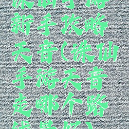 诛仙手游新手攻略天音(诛仙手游天音走哪个路线最好)